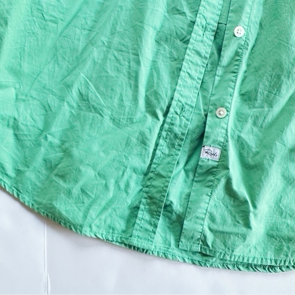 Rails Kelly Green Oversized Button Down Shirt - Picture 6 of 9